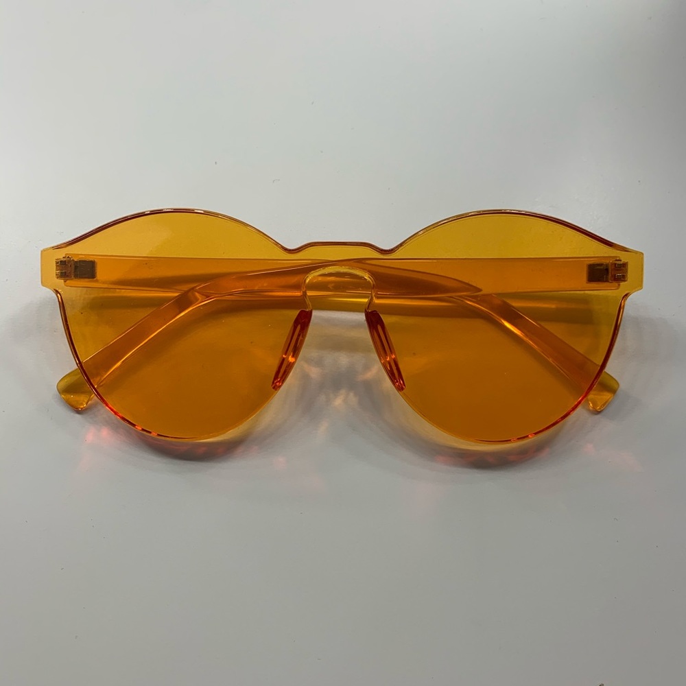 NEW! Orange acrylic sunglasses